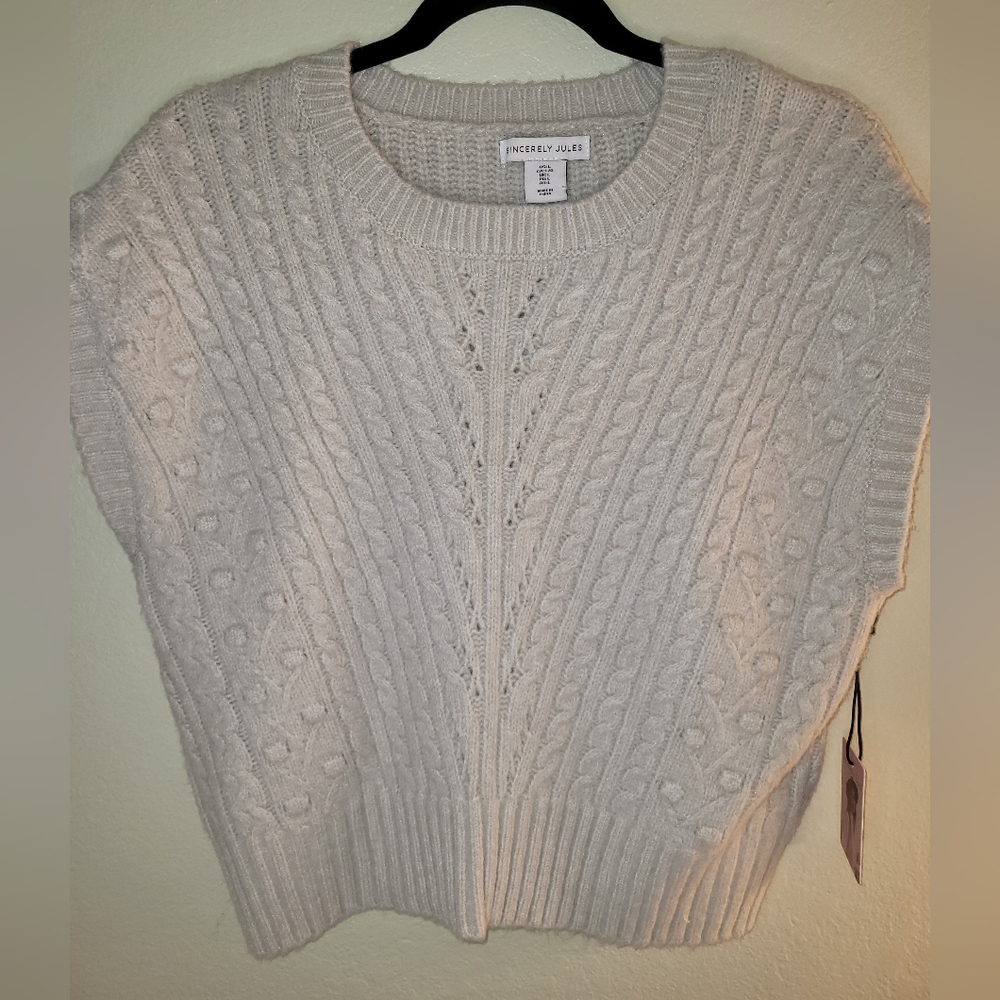 Sincerely Jules Cableknit Sweater Vest